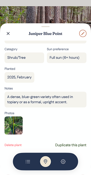 Manage your plants easily screenshot